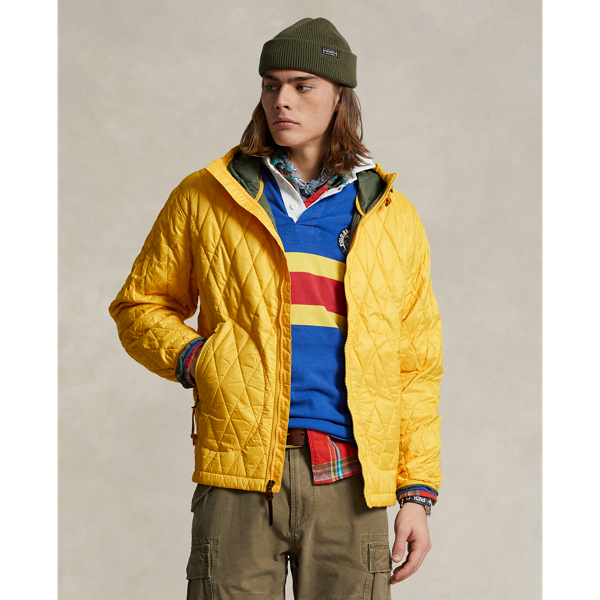 Canary Yellow Water-Repellent Hooded Jacket Polo Ralph Lauren 1