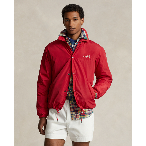 RL 2000 Red Water-Repellent Coach's Jacket Polo Ralph Lauren for fall 1