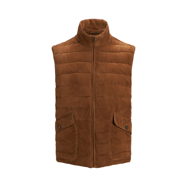 Quilted Suede Vest