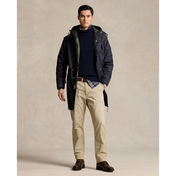 Carbon Blue 3-in-1 Water-Repellent Marsh Coat Polo Ralph Lauren 1