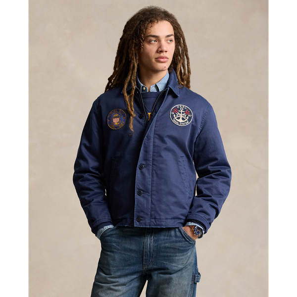 Cruise Navy Sateen Utility Jacket Polo Ralph Lauren for fall 1