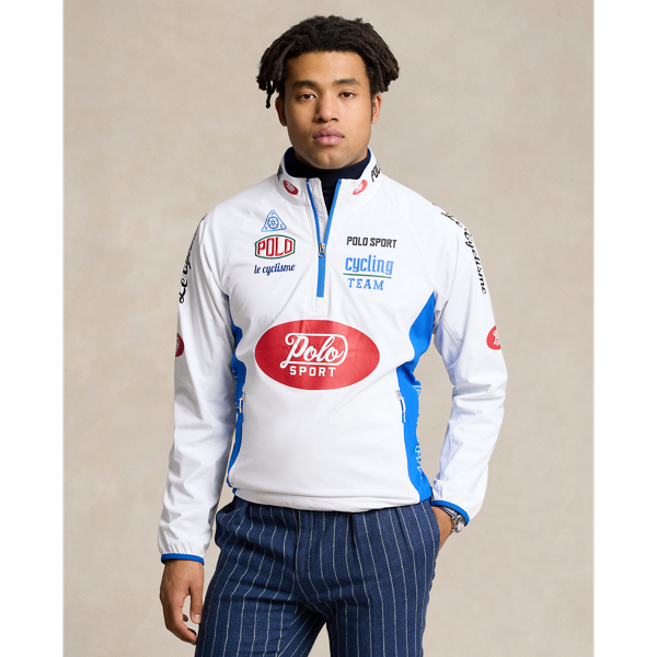 Ceramic White/Blue Polo Sport Water-Repellent Pullover Polo Ralph Lauren 4