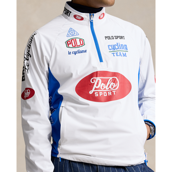 Ceramic White/Blue Polo Sport Water-Repellent Pullover Polo Ralph Lauren 8