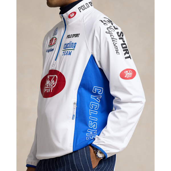 Ceramic White/Blue Polo Sport Water-Repellent Pullover Polo Ralph Lauren 10
