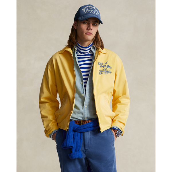 Ralph lauren yellow coat best sale