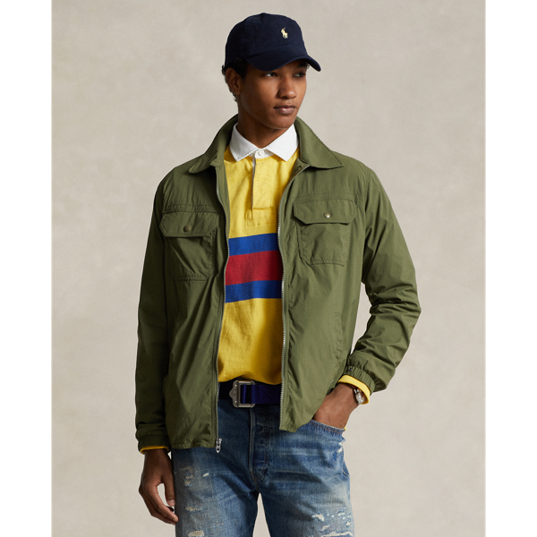 Dark Sage Water-Repellent Shirt Jacket  Polo Ralph Lauren 1