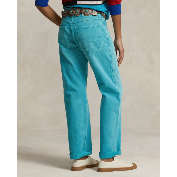 PRL x Naiomi Glasses Garment-Dyed Jean for Men | Ralph