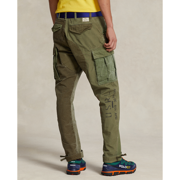 Slim Fit Patchwork Cargo Pant