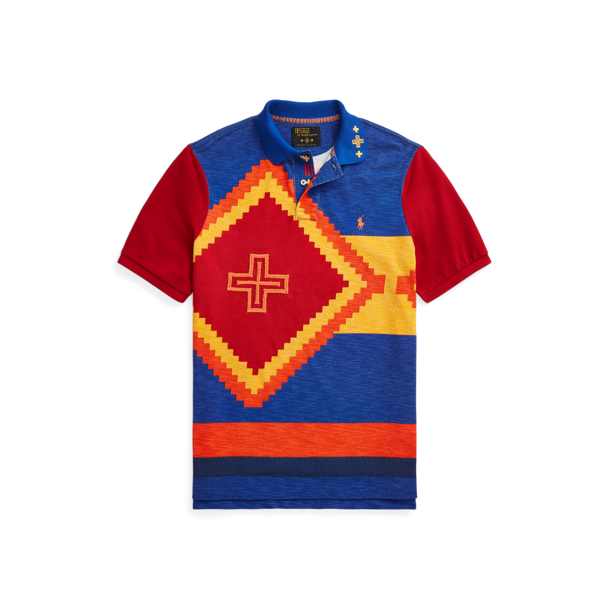 PRL x Naiomi Glasses Mesh Polo Shirt