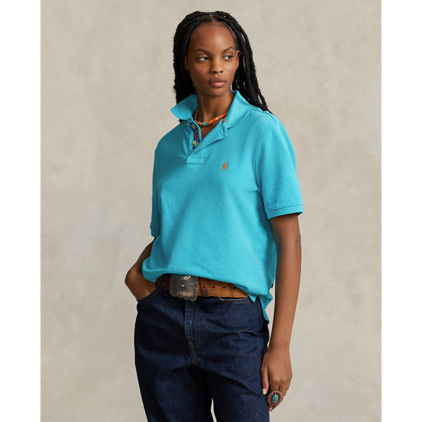 Polo Ralph Lauren PRL & 나이오미 글래시스 메시 폴로 셔츠 터코이즈 펜던트 6