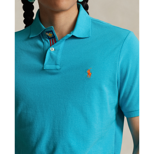 Polo Ralph Lauren PRL & 나이오미 글래시스 메시 폴로 셔츠 터코이즈 펜던트 8