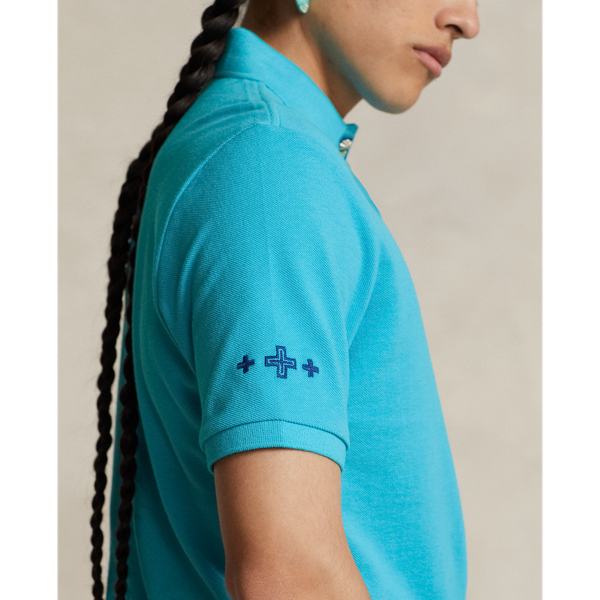 Polo Ralph Lauren PRL & 나이오미 글래시스 메시 폴로 셔츠 터코이즈 펜던트 10