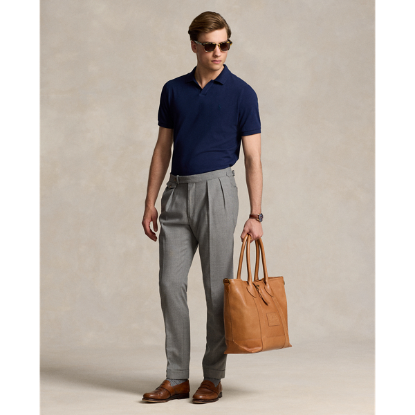 Classic-Fit Poloshirt aus Stretchpiqu&eacute; Polo Ralph Lauren in Edles Lila 4