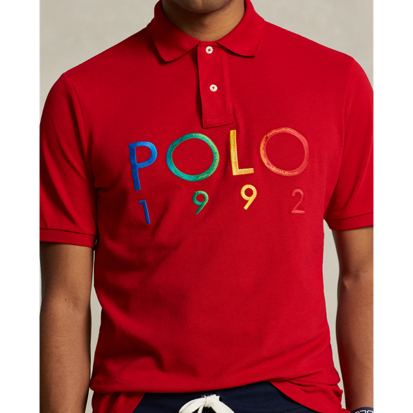 RL 2000 Red Classic Fit Polo 1992 Mesh Polo Shirt Polo Ralph Lauren 6
