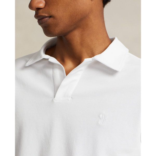 Classic-Fit Poloshirt aus Stretchpiqu&eacute; Polo Ralph Lauren in Wei&szlig; 6