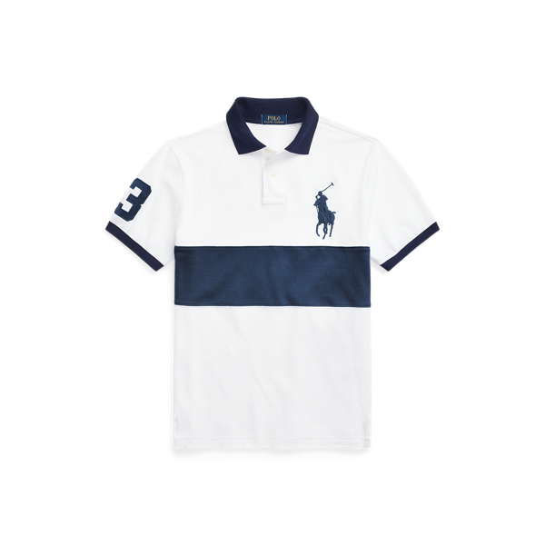 Classic Fit Big Pony Mesh Polo Shirt