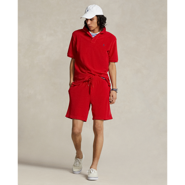 RL 2000 RED Classic Fit Terry Polo Shirt Polo Ralph Lauren 3
