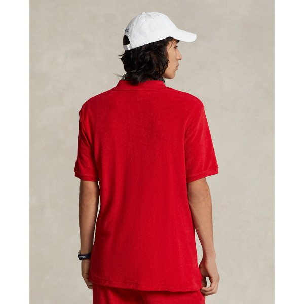 RL 2000 RED Classic Fit Terry Polo Shirt Polo Ralph Lauren 4
