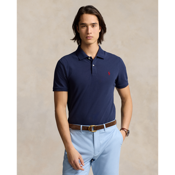 Tailored Fit Performance Mesh Polo Shirt