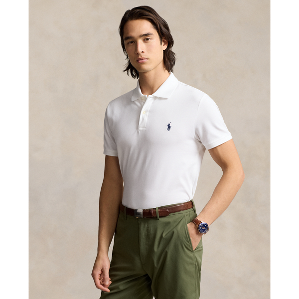 Tailored Fit Performance Mesh Polo Shirt