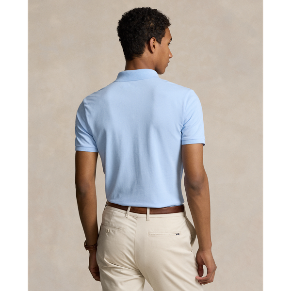 Office Blue Tailored Fit Performance Mesh Polo Shirt Polo Ralph Lauren 5