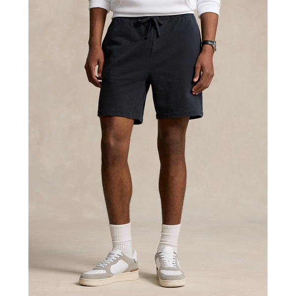 Polo Ralph Lauren 16.5cm 루프백 플리스 쇼트 페이디드 블랙 캔버스 4