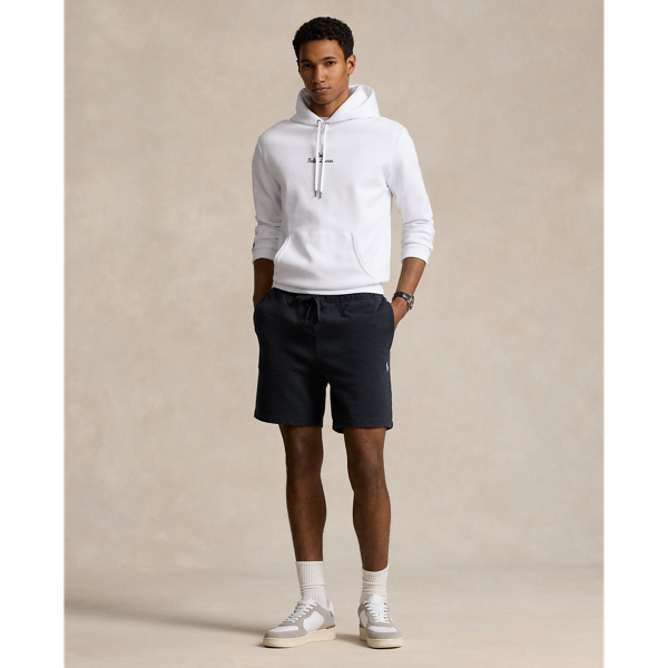 Polo Ralph Lauren 16.5cm 루프백 플리스 쇼트 페이디드 블랙 캔버스 1