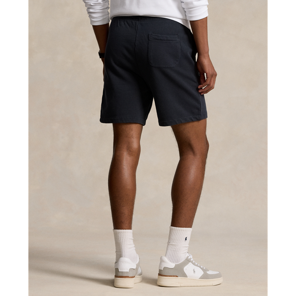 Polo Ralph Lauren 16.5cm 루프백 플리스 쇼트 페이디드 블랙 캔버스 5