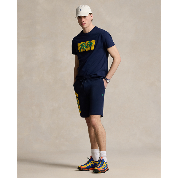 Cruise Navy 9-Inch Logo Double-Knit Short Polo Ralph Lauren 1