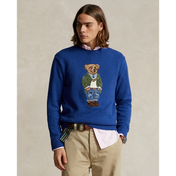 Polo ralph lauren blue sweater hotsell