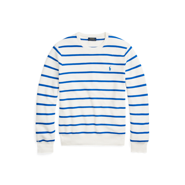 Maglia in piqu&eacute; di cotone a righe Polo Ralph Lauren in 1