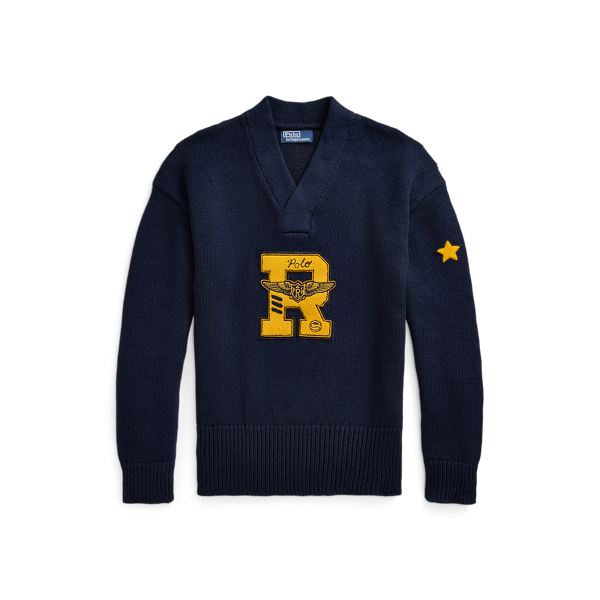 Surplus-Letterman Cotton Sweater