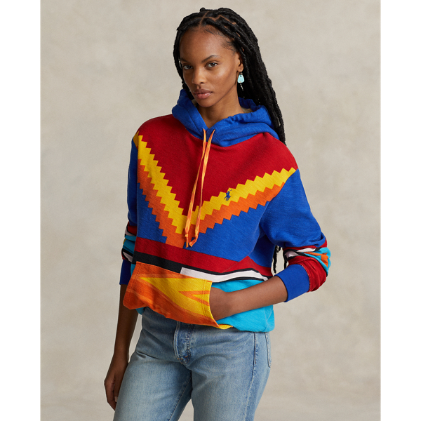 Black polo hoodie women's online