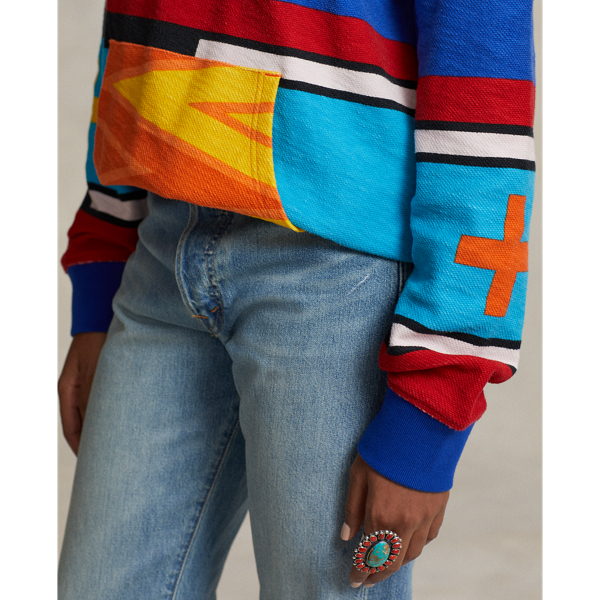 【POLO RALPH LAUREN】 PRL & Naomi Glasses Loopback Hoodie ★ PRL x Naiomi Glasses Loopback Hoodie for Women | Ralph