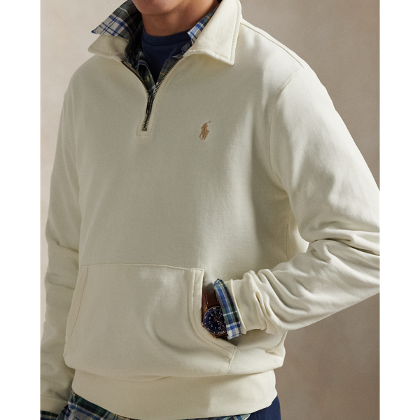 Loopback Fleece Quarter-Zip Sweatshirt
