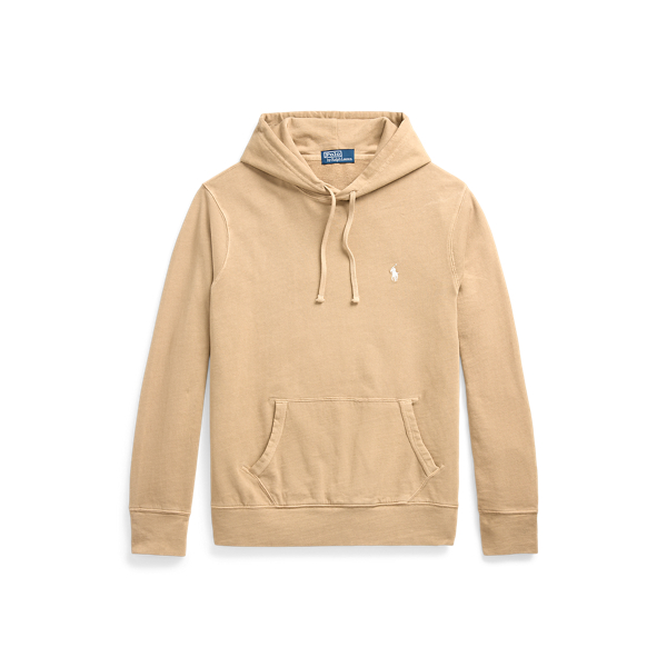 Ombr&eacute; Cotton-Linen Terry Hoodie