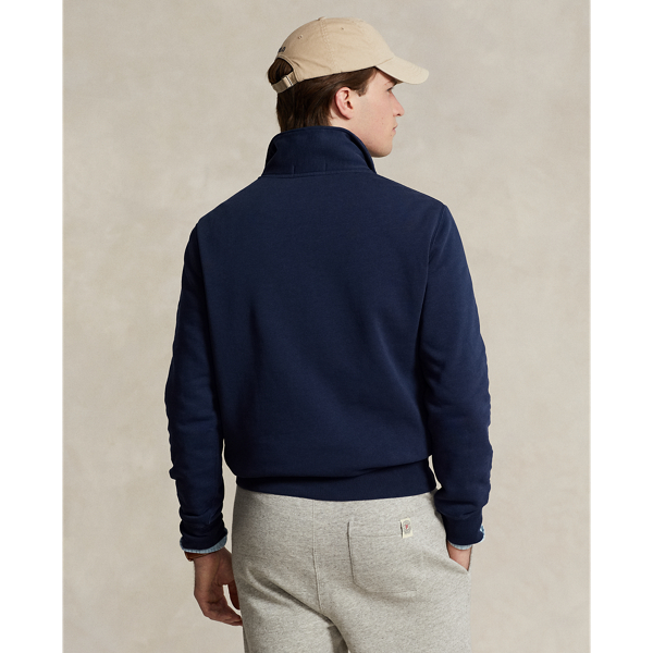 Cruise Navy Fleece Collared Quarter-Zip Sweatshirt Polo Ralph Lauren 4