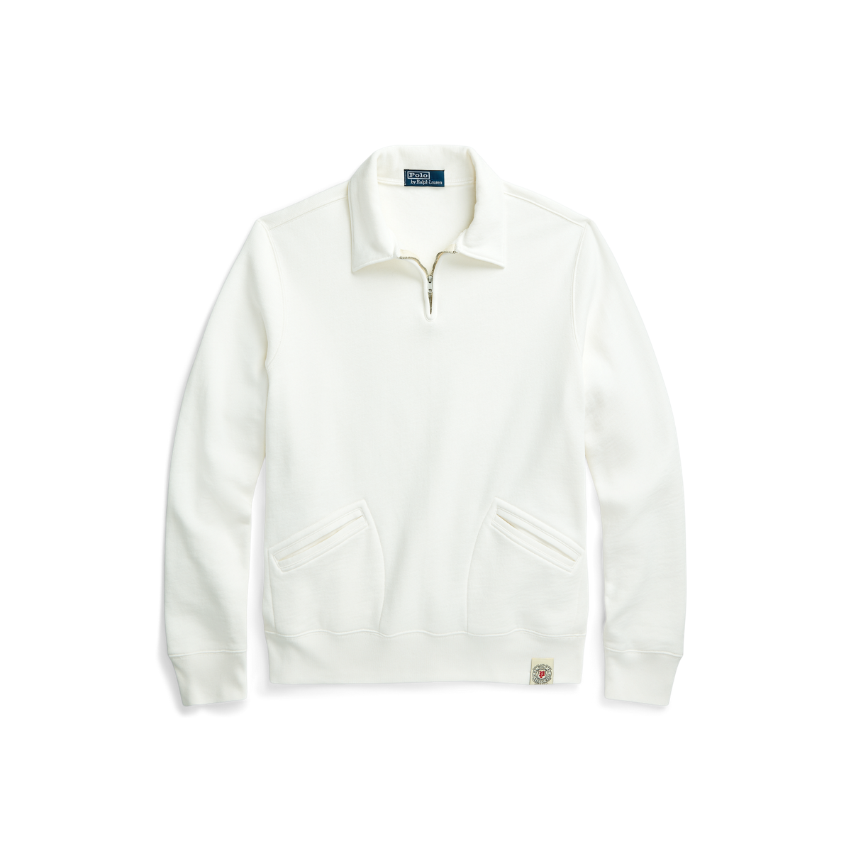 Collared half zip sweatshirt sale