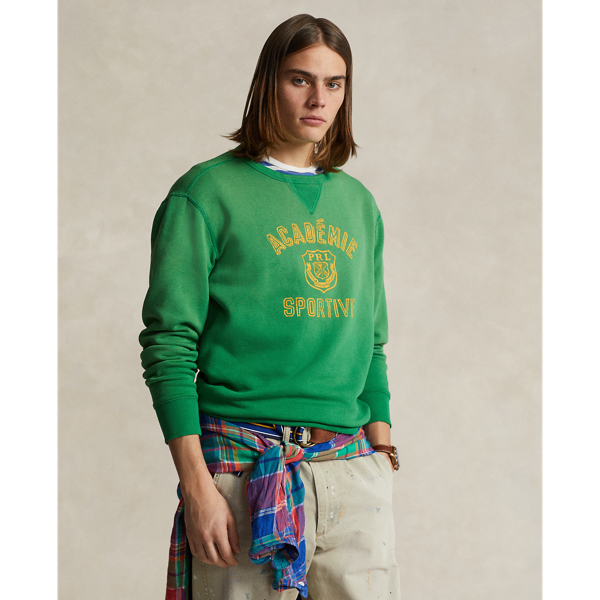 Hillside Green Fleece Graphic Sweatshirt Polo Ralph Lauren 1