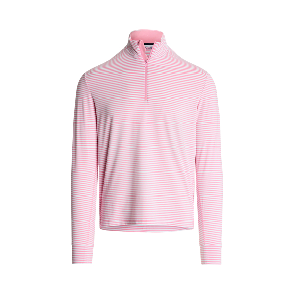 Striped Jersey Quarter-Zip Pullover Polo Ralph Lauren 1