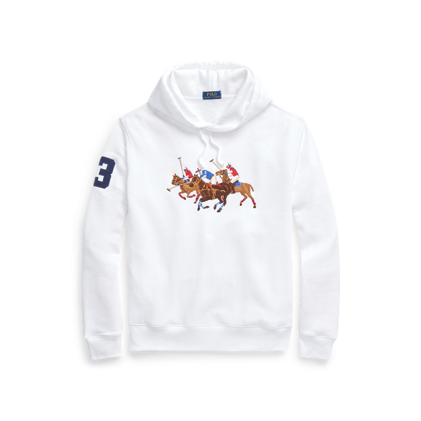Triple-Pony Fleece Hoodie Polo Ralph Lauren for fall 1