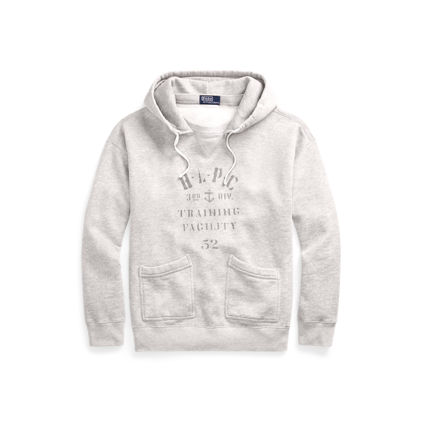 Vintage Fit Fleece Graphic Hoodie Polo Ralph Lauren 1