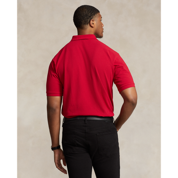 Park Ave Red Lunar New Year Triple-Pony Polo Shirt Big & Tall 5