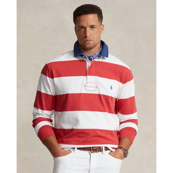 Striped Jersey Rugby Shirt