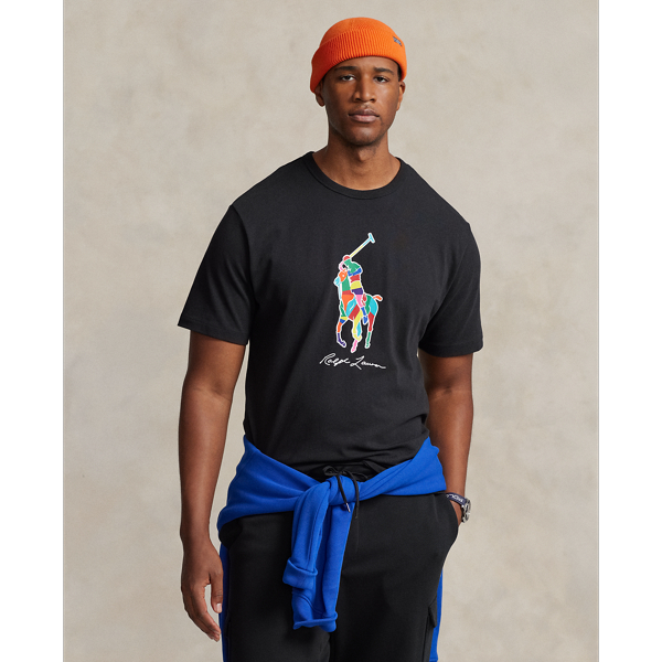 Polo Black Big Pony Jersey T-Shirt Big & Tall 1