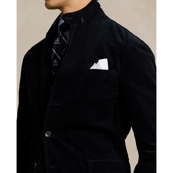 Navy Stretch Corduroy Suit Jacket Polo Ralph Lauren 6