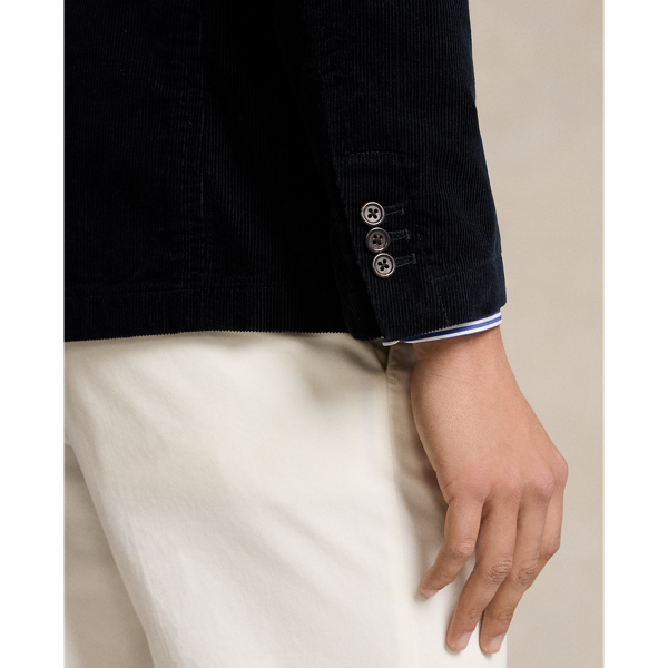 Navy Stretch Corduroy Suit Jacket Polo Ralph Lauren 7