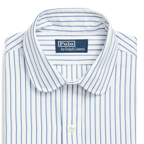 Custom Fit Striped Poplin Shirt