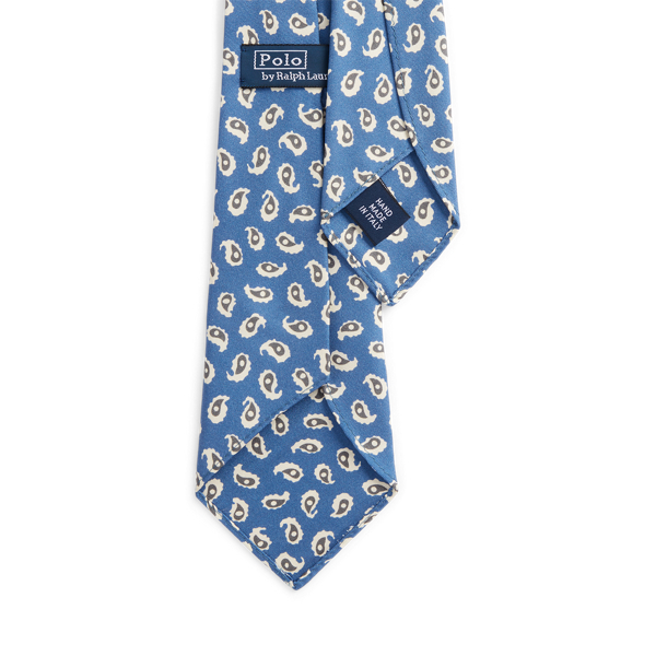 Blue Vintage-Inspired Pine Silk Twill Tie Polo Ralph Lauren 2