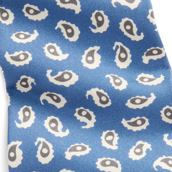 Blue Vintage-Inspired Pine Silk Twill Tie Polo Ralph Lauren 3